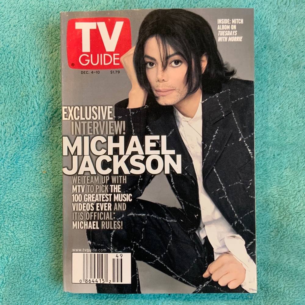 Michael Jackson Vintage TV Guide December 4-10, 1999